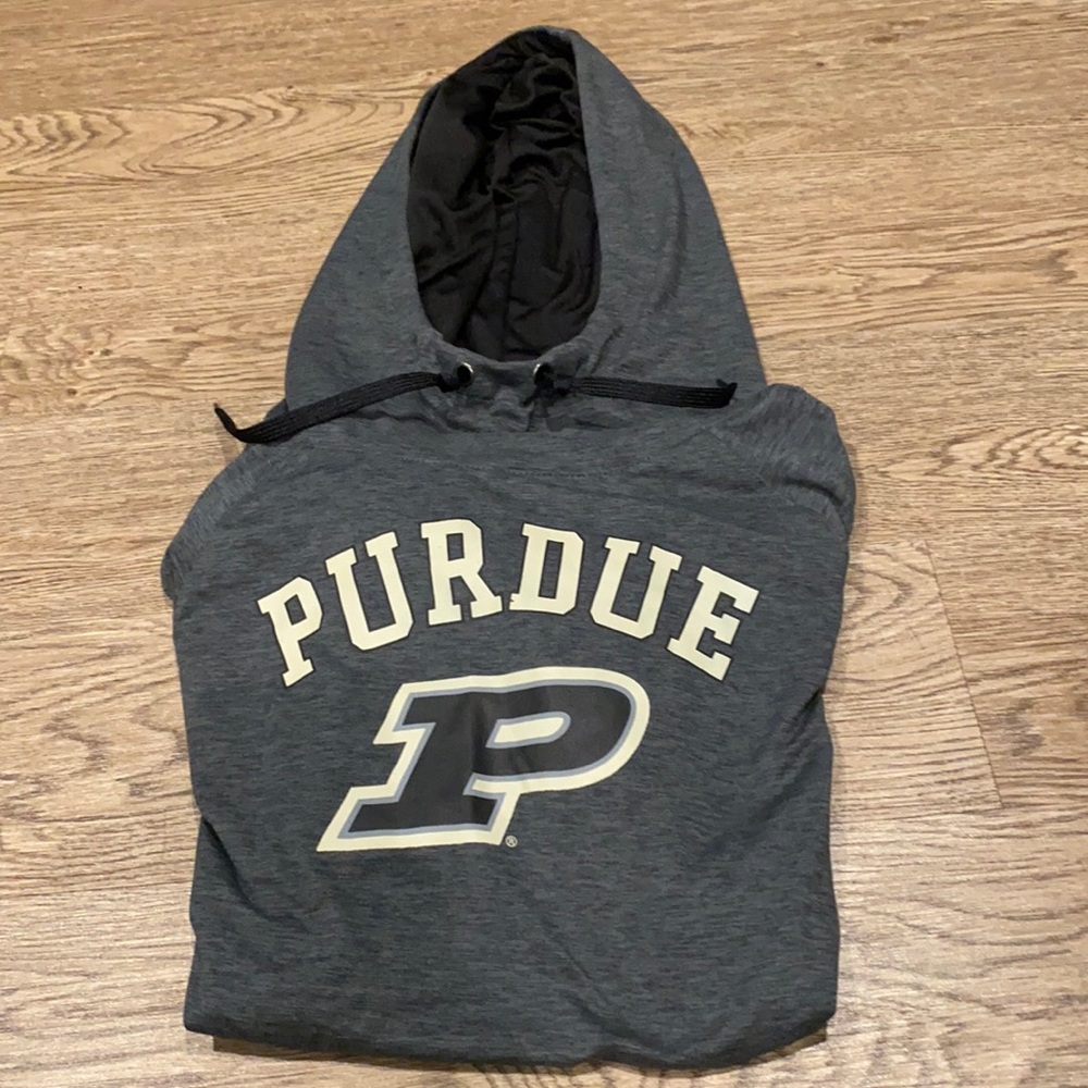 WOMENS PURDUE FITTED HOODIE SIZE L